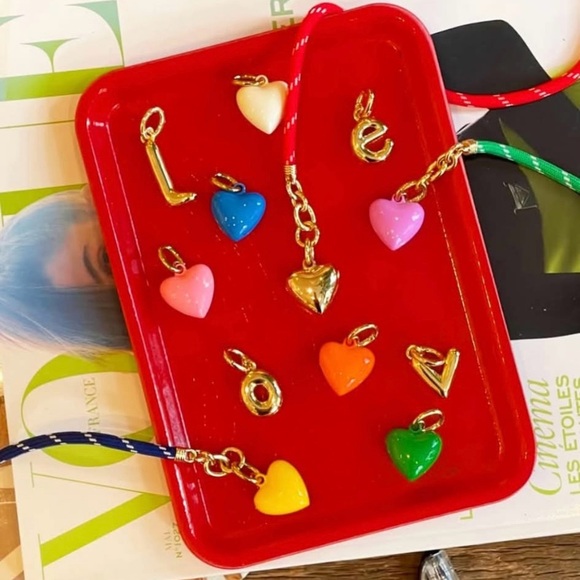 ROXANNE ASSOULIN The Mini Puffy Heart Charm In Lilaci firm price - Picture 9 of 14